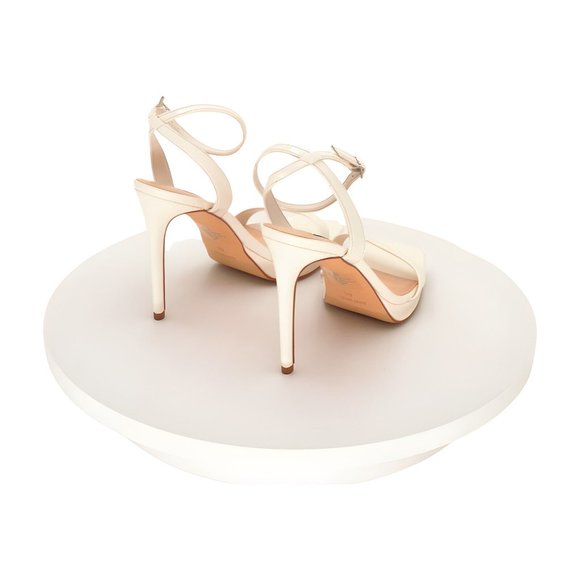 NINE WEST FOOTWEAR Womens Zadie Heeled Sandal, Chic Cream, Size 8 - Picture 6 of 7